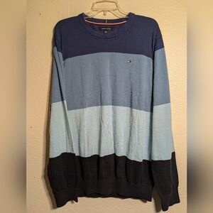 Tommy Hilfiger Men's Blue Sweater Size XXL Pre-owned